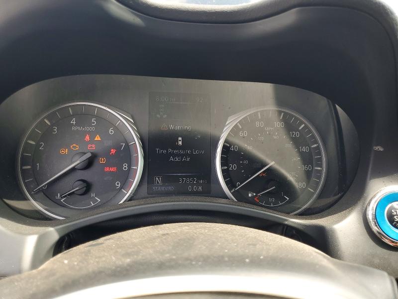 2018 Infiniti Q50 VIN JN1EV7AR7JM445104 COPART salvage auction — FRONT END, MD - CERT OF TITLE-REBUILT SALVAGE (P), sold $1,250 on 2026-07-17 (photo 9)