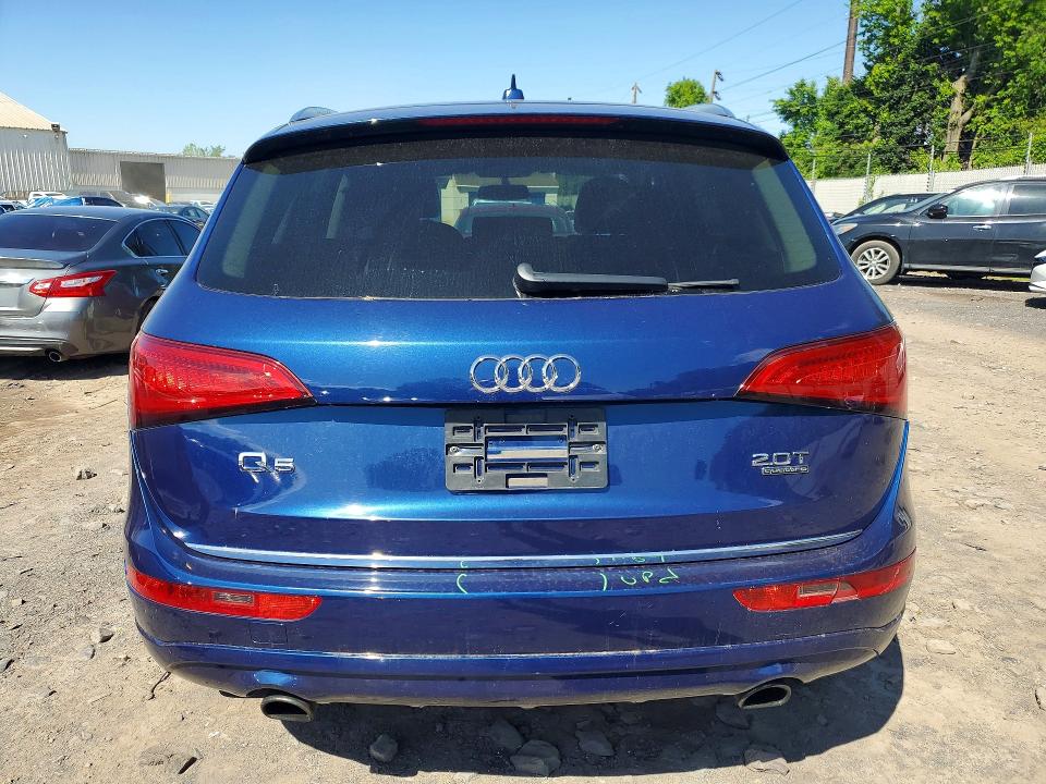 2016 Audi Q5 VIN WA1C2AFP5GA034838 COPART salvage auction — FRONT END, Pa - Certificate Of Salvage, sold $15 on 2026-07-27 (photo 6)