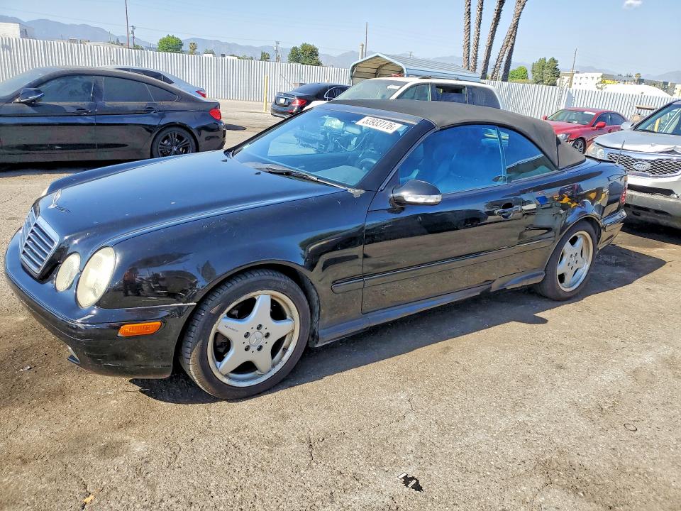 2000 Mercedes-benz Clk-klasse VIN WDBLK70G8YT029932 COPART salvage auction — FRONT END, Ca - Salvage Certificate, sold $425 on 2026-07-24 (photo 1)