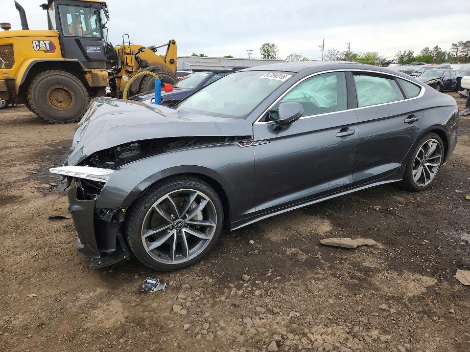 2023 Audi A5 VIN WAUFACF55PA040393 COPART salvage auction — FRONT END, Ct - Cert Of Title-Salvage, sold $3,750 on 2026-07-31 (photo 1)