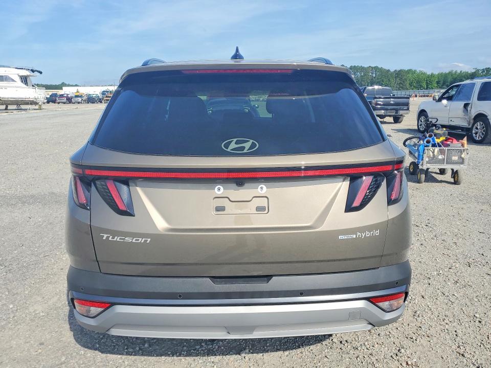 2025 Hyundai Tucson VIN KM8JEDD16SU385877 COPART salvage auction — REAR END, Nc - Salvage Certificate Of Title, sold $20,300 on 2026-07-06 (photo 6)