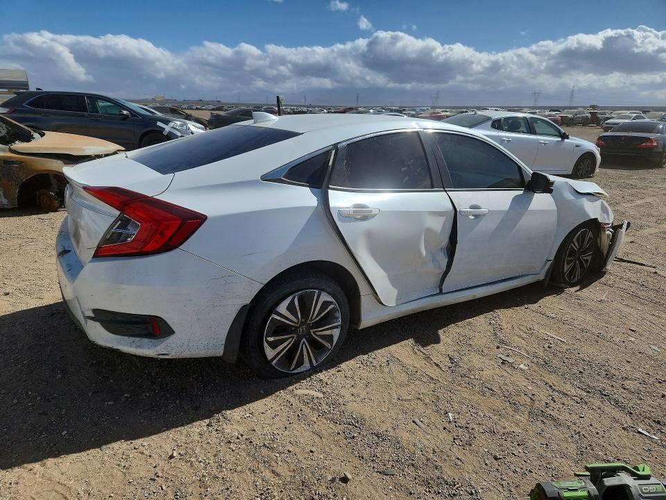 2018 Honda Civic VIN JHMFC1F35JX041756 COPART salvage auction — SIDE, Ca - Acq Bos - Post Sale - Salvage, sold $3,500 on 2026-07-21 (photo 3)