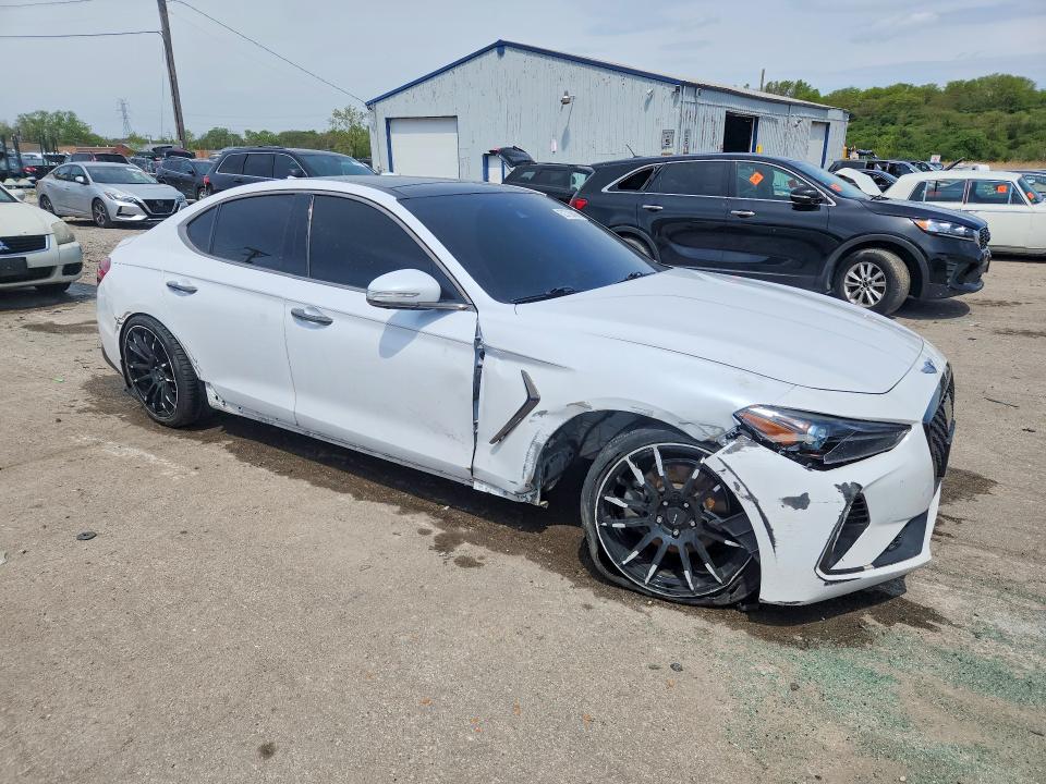 2019 Genesis VIN KMTG44LA5KU016965 COPART salvage auction — FRONT END, Il - Salvage Certificate, sold $3,500 on 2026-07-03 (photo 4)