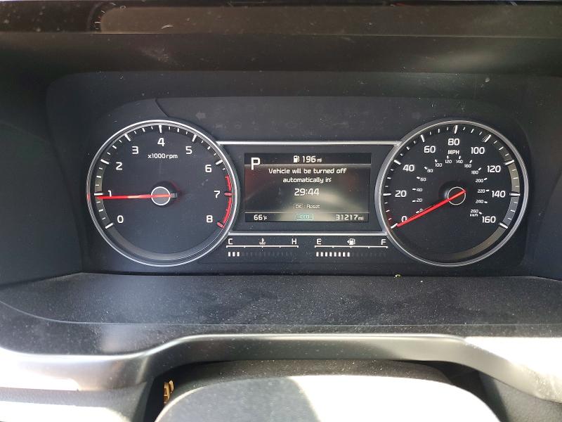 2022 Kia Sorento VIN 5XYRL4LC1NG127661 COPART salvage auction — HAIL, Ks - Cert Of Title-Salvage, sold $8,500 on 2026-07-21 (photo 9)