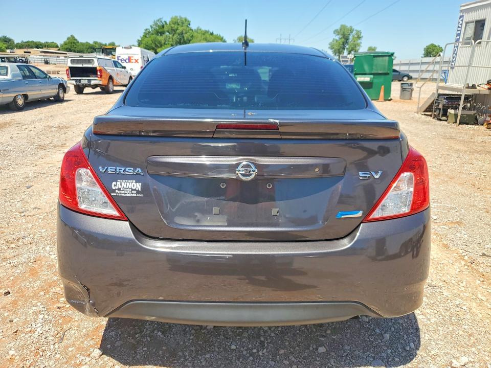 2015 Nissan Versa VIN 3N1CN7AP8FL876879 COPART salvage auction — HAIL, Ok - Certificate Of Title, sold $1,600 on 2026-07-02 (photo 6)
