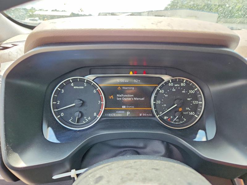 2021 Nissan Rogue VIN JN8AT3AA2MW003770 COPART salvage auction — FRONT END, Ga - Cert Of Title-Salvage, sold $4,000 on 2026-07-10 (photo 9)
