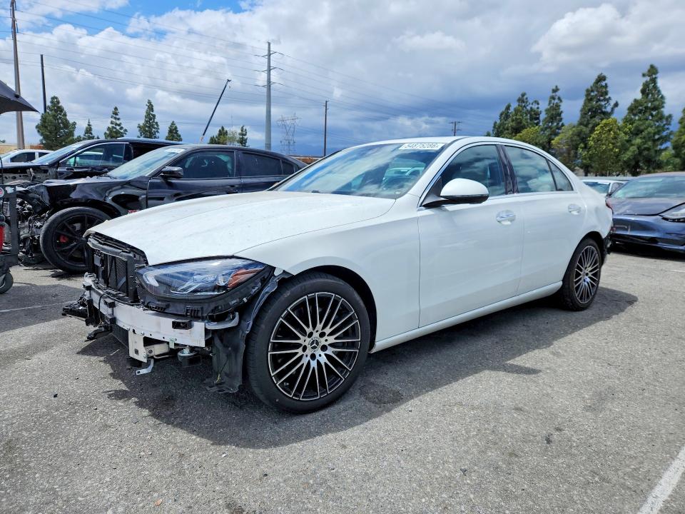 2024 Mercedes-benz C-klasse VIN W1KAF4GB3RR236545 COPART salvage auction — FRONT END, Ca - Salvage Certificate, sold $10,500 on 2026-07-30 (photo 1)