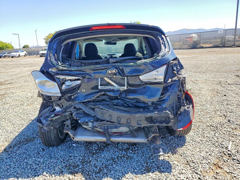 2017 Kia VIN KNAFK5A85H5706754 COPART salvage auction — REAR END, Ca - Salvage Certificate, sold $850 on 2026-07-02 (photo 6)
