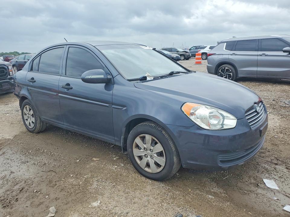 2009 Hyundai Accent VIN KMHCN46C09U288756 COPART salvage auction — REAR END, TX - SALVAGE VEHICLE TITLE (P), sold $250 on 2026-07-16 (photo 4)