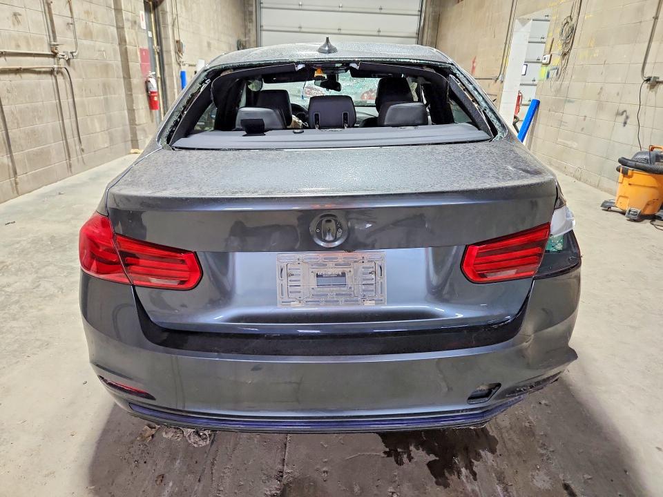 2018 BMW 3 series VIN WBA8D9C59JEM33319 COPART salvage auction — ALL OVER, Mn - Cert Of Title-Salvage, sold $250 on 2026-07-28 (photo 6)