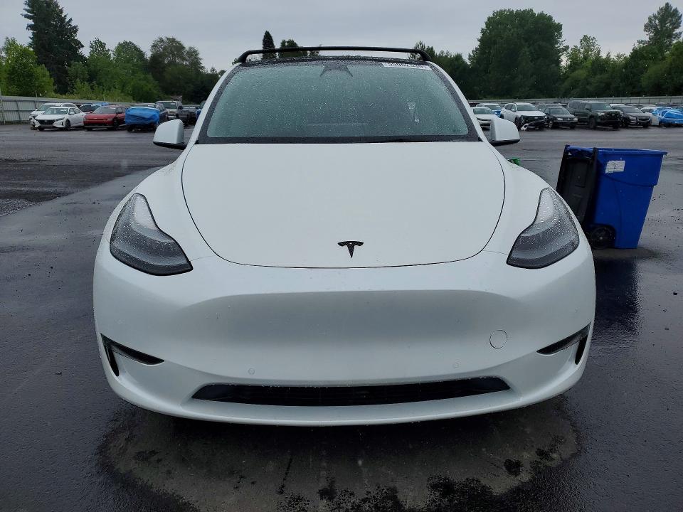 2022 Tesla VIN 7SAYGDEF8NF380865 COPART salvage auction — SIDE, Or - Salvage Title Certificate, sold $9,200 on 2026-07-27 (photo 5)