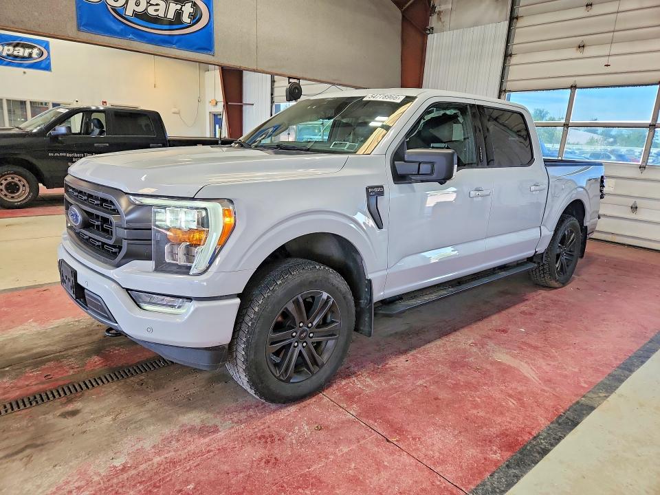 2021 Ford F-150 lightning VIN 1FTFW1E82MKD20542 — COPART salvage auction photo