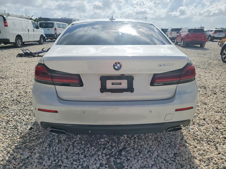 2021 BMW 5er VIN WBA53BH03MWW99105 COPART salvage auction — FRONT END, Fl - Certificate Of Destruction, sold $16,300 on 2026-07-14 (photo 6)