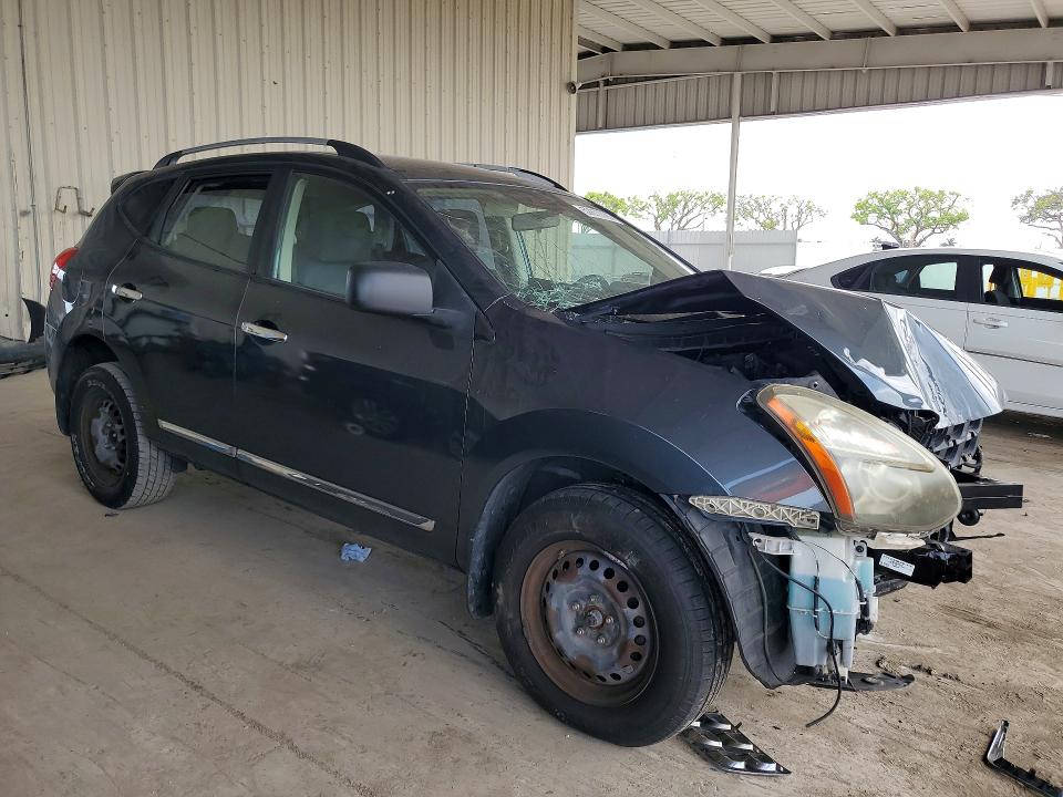 2014 Nissan Rogue VIN JN8AS5MTXEW609847 COPART salvage auction — FRONT END, Fl - Cert Of Title Slvg Rebuildable, sold $650 on 2026-07-08 (photo 4)
