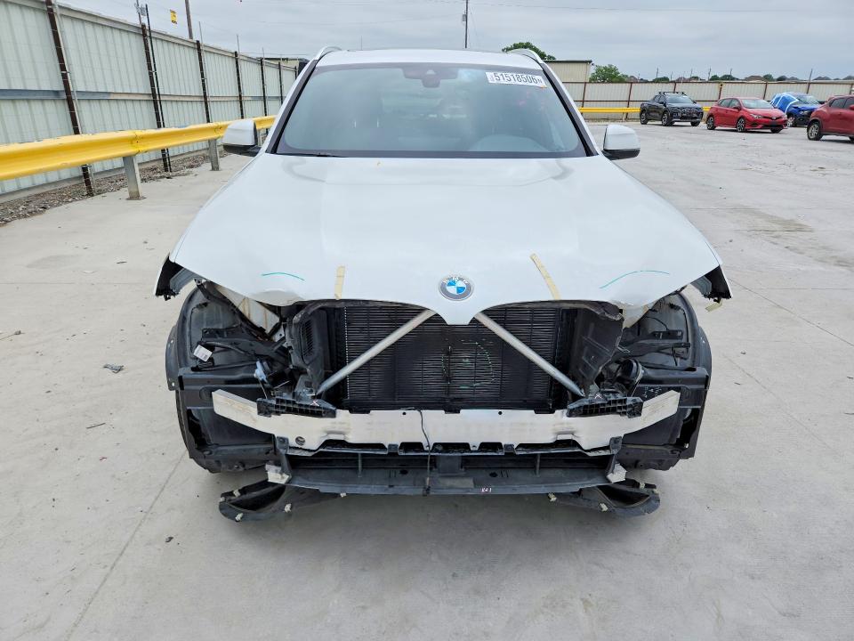 2023 BMW X3 VIN WBX47DP07PN196254 COPART salvage auction — FRONT END, Tx - Salvage Vehicle Title, sold $10,200 on 2026-07-28 (photo 5)