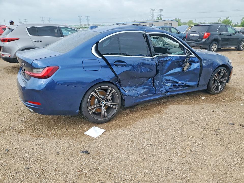 2024 BMW 3er VIN 3MW89FF06R8D90895 COPART salvage auction — SIDE, IL - SALVAGE CERTIFICATE, sold $11,700 on 2026-07-09 (photo 3)