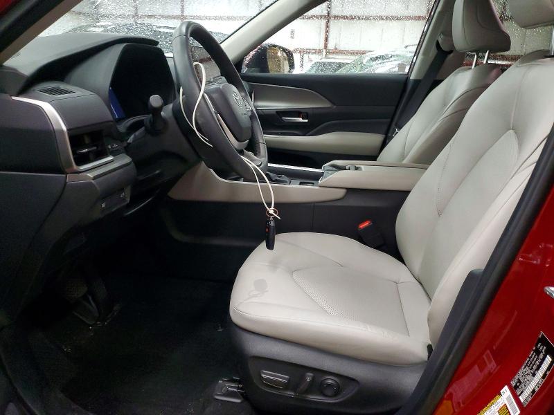 2024 Toyota VIN 5TDAAAB52RS053826 COPART salvage auction — FRONT END, Md - Cert Of Salvage > 75% Damage, sold $8,200 on 2026-07-21 (photo 7)