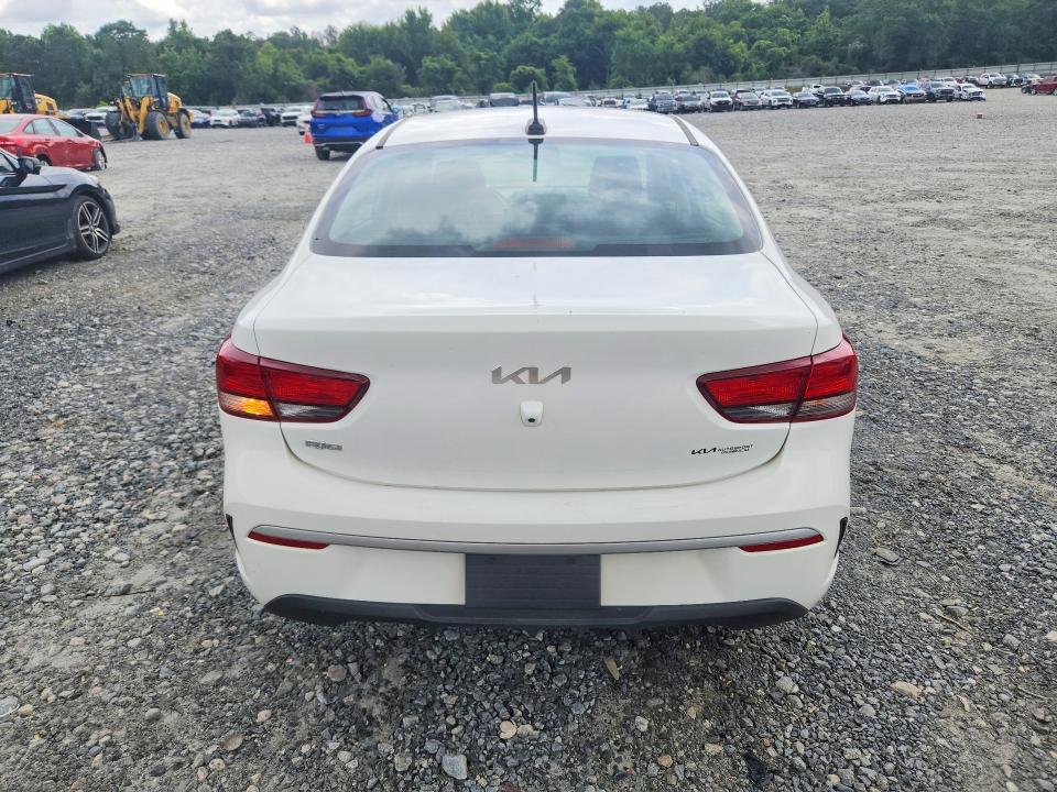 2023 Kia Rio VIN 3KPA24AD5PE578040 COPART salvage auction — FRONT END, Ga - Cert Of Title-Salvage, sold $4,250 on 2026-07-09 (photo 6)