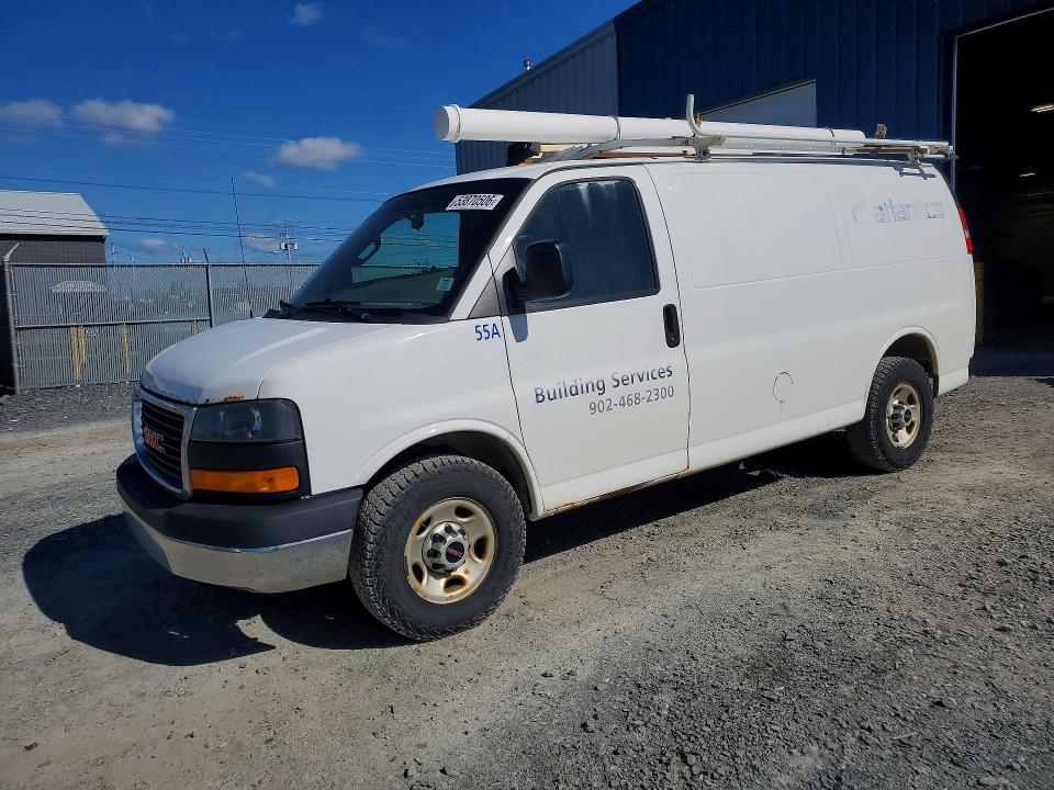 2016 Gmc Savana VIN 1GTW7AFF3G1327293 COPART salvage auction — REAR END, Ns - Salvage Title, sold $525 on 2026-07-09 (photo 1)