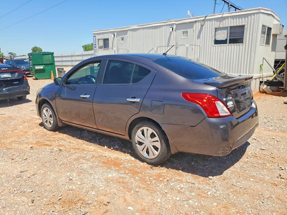 2015 Nissan Versa VIN 3N1CN7AP8FL876879 COPART salvage auction — HAIL, Ok - Certificate Of Title, sold $1,600 on 2026-07-02 (photo 2)