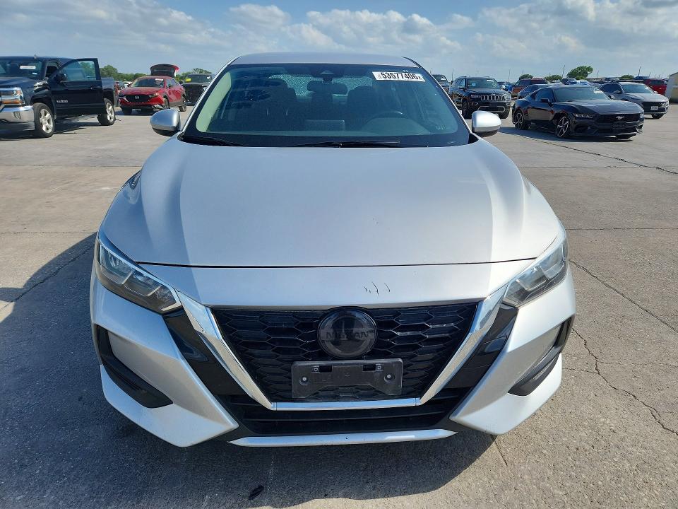 2022 Nissan Sentra VIN 3N1AB8CV3NY215439 COPART salvage auction — REAR END, Tx - Certificate Of Title, sold $2,600 on 2026-07-02 (photo 5)