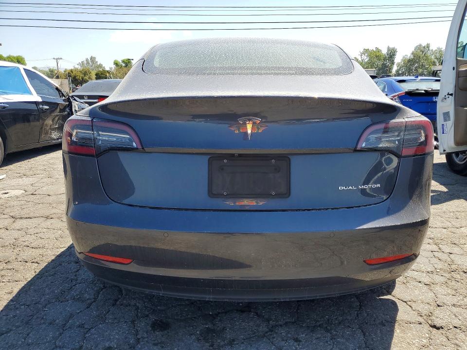 2021 Tesla VIN 5YJ3E1EB9MF997859 COPART salvage auction — FRONT END, Ca - Salvage Certificate, sold $5,300 on 2026-07-13 (photo 6)