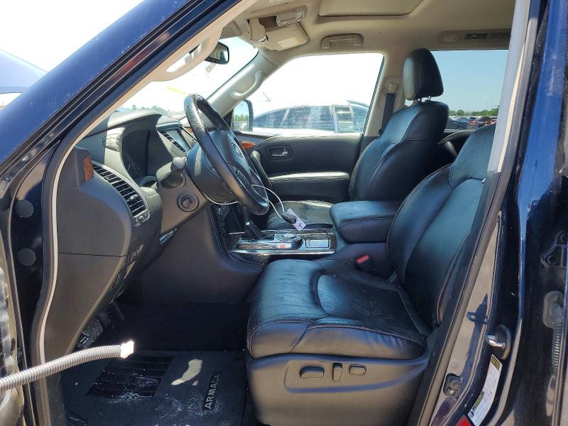 2019 Nissan Armada VIN JN8AY2ND0KX010384 COPART salvage auction — FRONT END, Tx - Salvage Vehicle Title, sold $6,900 on 2026-07-07 (photo 7)