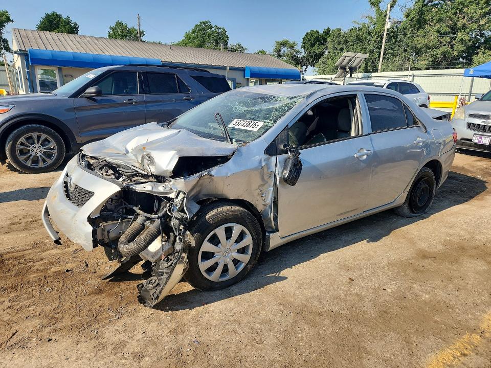 2010 Toyota Corolla VIN JTDBU4EE7A9117354 COPART salvage auction — FRONT END, Ks - Cert Of Title-Salvage, sold $525 on 2026-07-13 (photo 1)