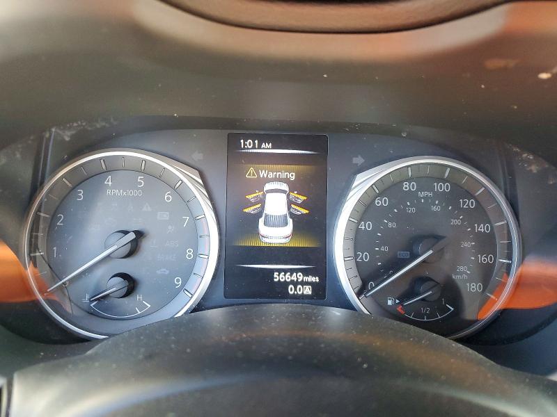 2018 Infiniti Q50 VIN JN1EV7AR4JM440247 COPART salvage auction — MINOR DENT/SCRATCHES, Fl - Cert Of Title-Rebuilt, sold $6,800 on 2026-07-09 (photo 9)