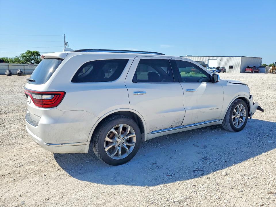 2017 Dodge Durango VIN 1C4RDHEG3HC680793 COPART salvage auction — FRONT END, Tx - Nonrepairable Title, sold $2,150 on 2026-07-02 (photo 3)