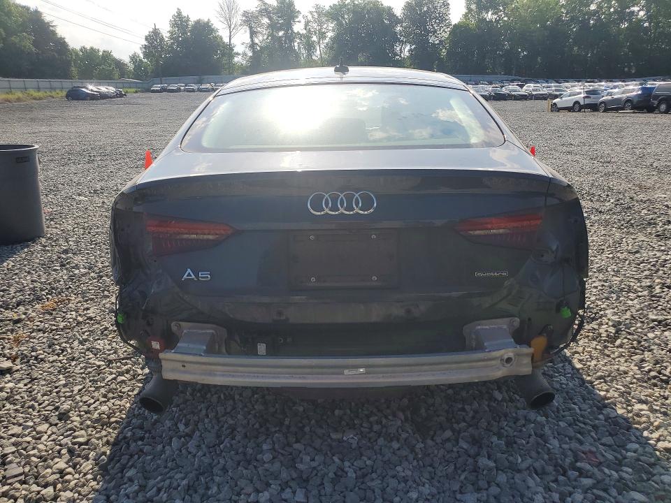 2019 Audi A5 VIN WAUFNCF57KA009532 COPART salvage auction — REAR END, Nc - Salvage Certificate Of Title, sold $4,950 on 2026-07-15 (photo 6)