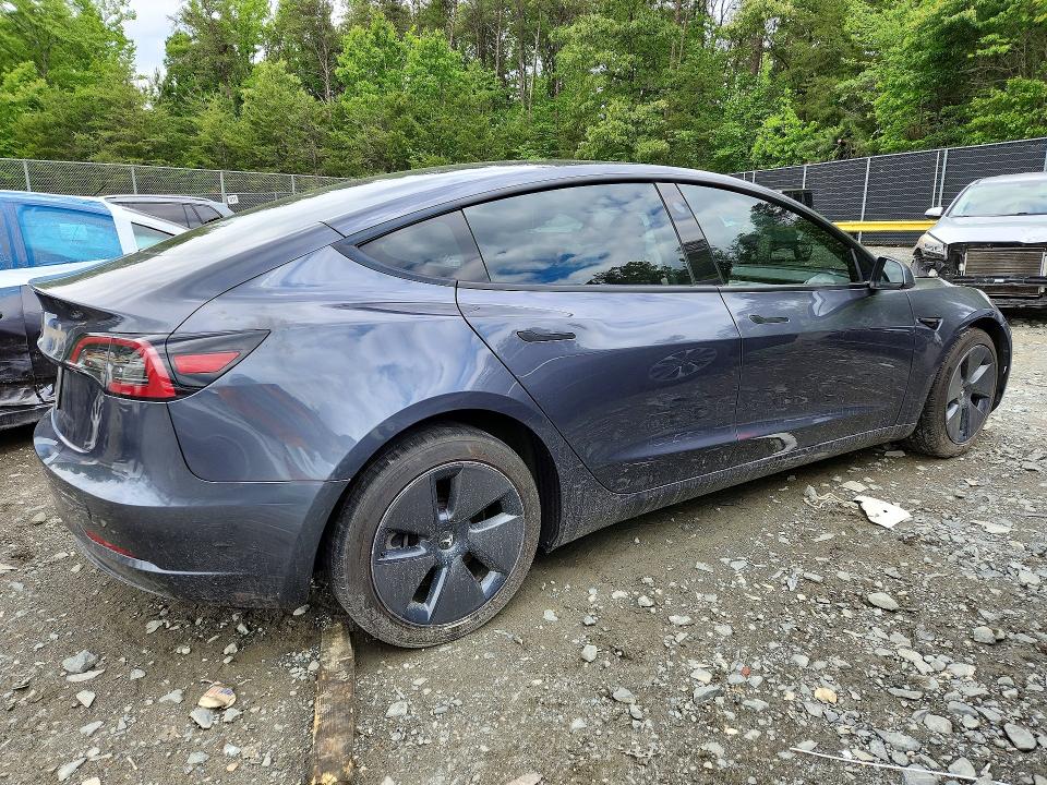 2023 Tesla Model 3 VIN 5YJ3E1EA6PF668533 COPART salvage auction — REAR END, Md - Cert Of Salvage > 75% Damage, sold $5,100 on 2026-07-14 (photo 3)