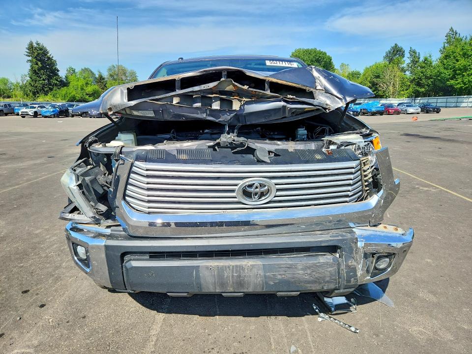 2014 Toyota VIN 5TFHY5F10EX375703 COPART salvage auction — FRONT END, Or - Salvage Title Certificate, sold $8,600 on 2026-07-08 (photo 5)