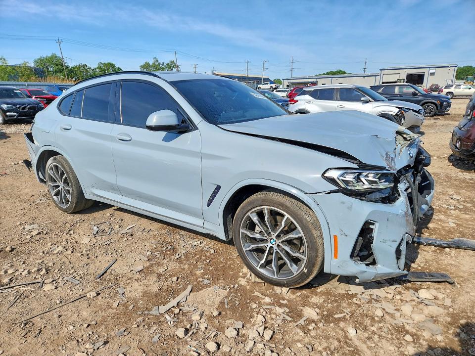 2022 BMW X4 VIN 5UX33DT06N9M06616 COPART salvage auction — FRONT END, Wv - Salvage Certificate, sold $7,500 on 2026-07-22 (photo 4)
