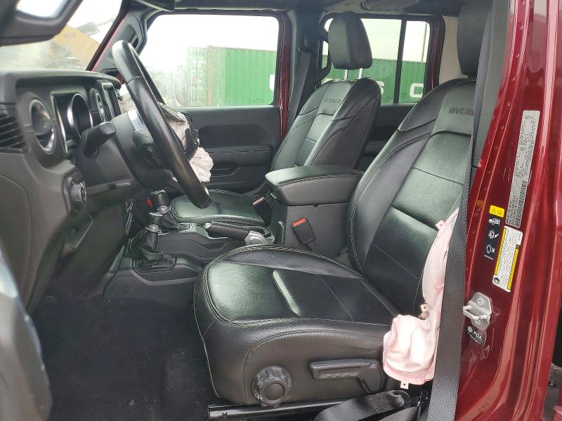 2021 Jeep Gladiator VIN 1C6HJTFG4ML602773 COPART salvage auction — FRONT END, In - Cert Of Title-Salvage Title, sold $12,800 on 2026-07-28 (photo 7)