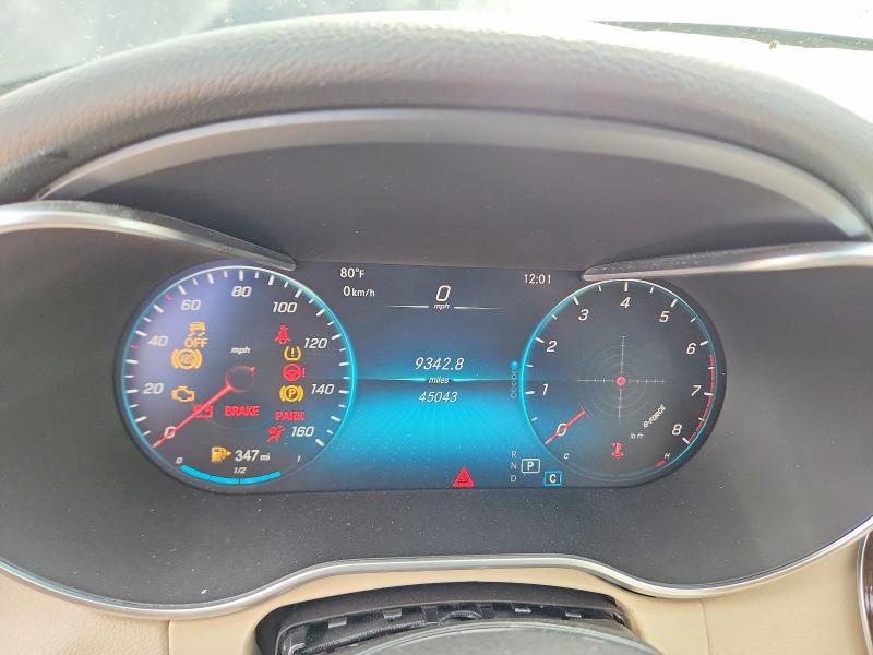 2021 Mercedes-benz C-klasse VIN W1KWF8EB2MR642762 COPART salvage auction — FRONT END, Il - Salvage Certificate, sold $9,200 on 2026-07-14 (photo 9)