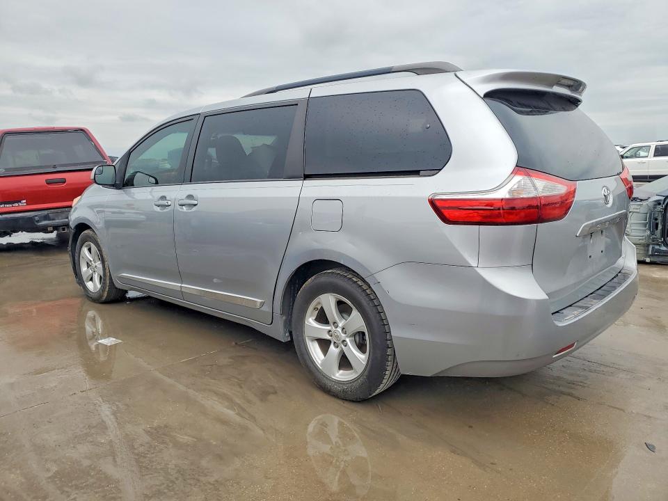 2016 Toyota Sienna VIN 5TDKK3DC8GS702731 COPART salvage auction — FRONT END, Tx - Salvage Vehicle Title, sold $2,150 on 2026-07-06 (photo 2)