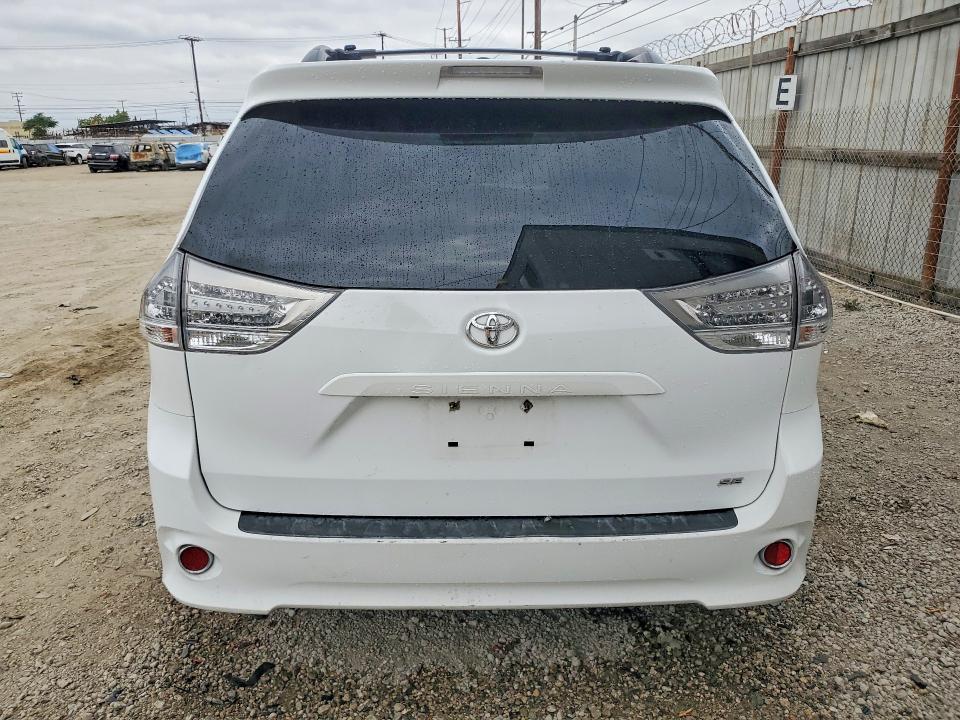 2014 Toyota Sienna VIN 5TDXK3DC8ES460543 COPART salvage auction — FRONT END, Ca - Salvage Certificate, sold $2,600 on 2026-07-02 (photo 6)