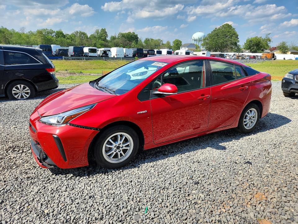 2022 Tvr Prius VIN JTDKAMFU4N3186297 COPART salvage auction — SIDE, Nj - Cert Of Title-Salvage, sold $6,700 on 2026-07-17 (photo 1)