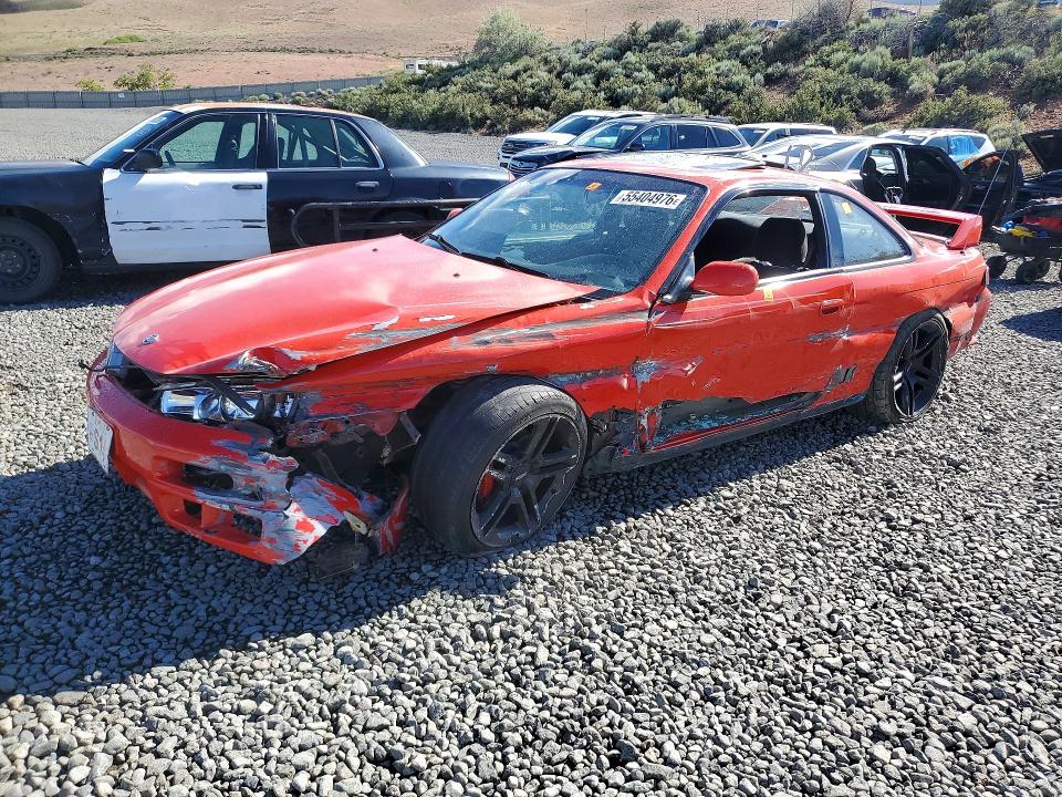 1996 Nissan 240sx VIN JN1AS44D4TW053971 — COPART salvage auction photo