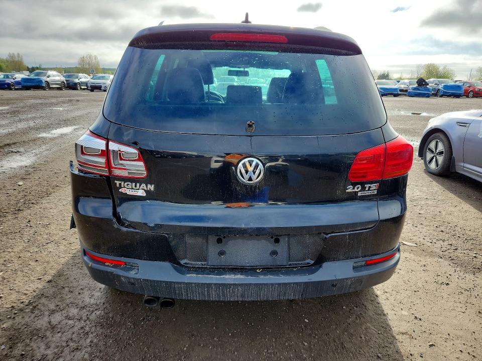 2015 Volkswagen Tiguan VIN WVGJV7AX6FW600629 COPART salvage auction — REAR END, On - Permit Salvage (P), sold $300 on 2026-07-28 (photo 6)