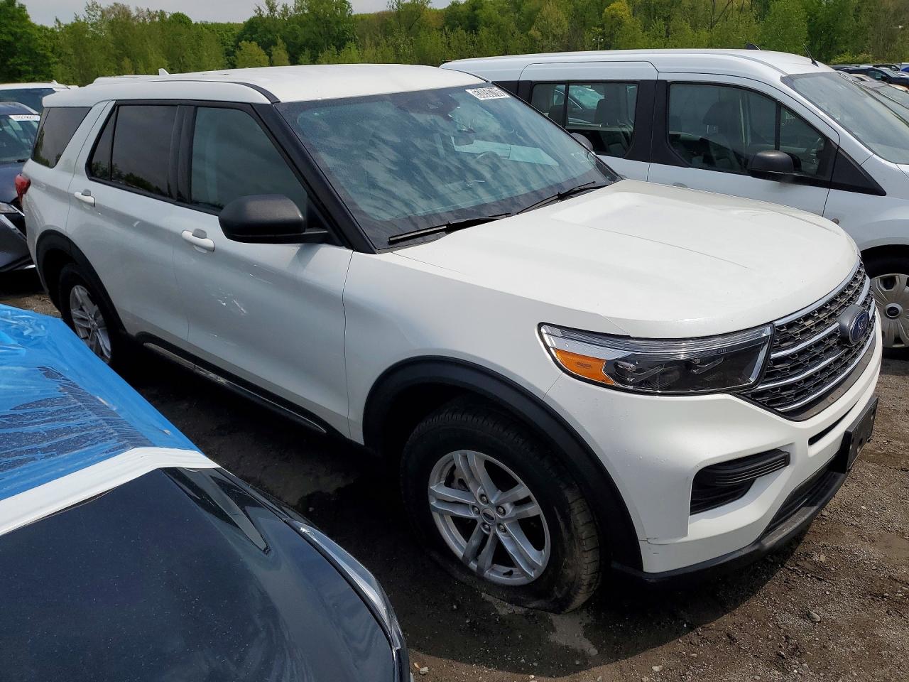 2023 Ford Explorer VIN 1FMSK8DH2PGB44373 COPART salvage auction — Mechanical, NY - CERTIFICATE OF TITLE, sold $18,100 on 2026-07-09 (photo 4)