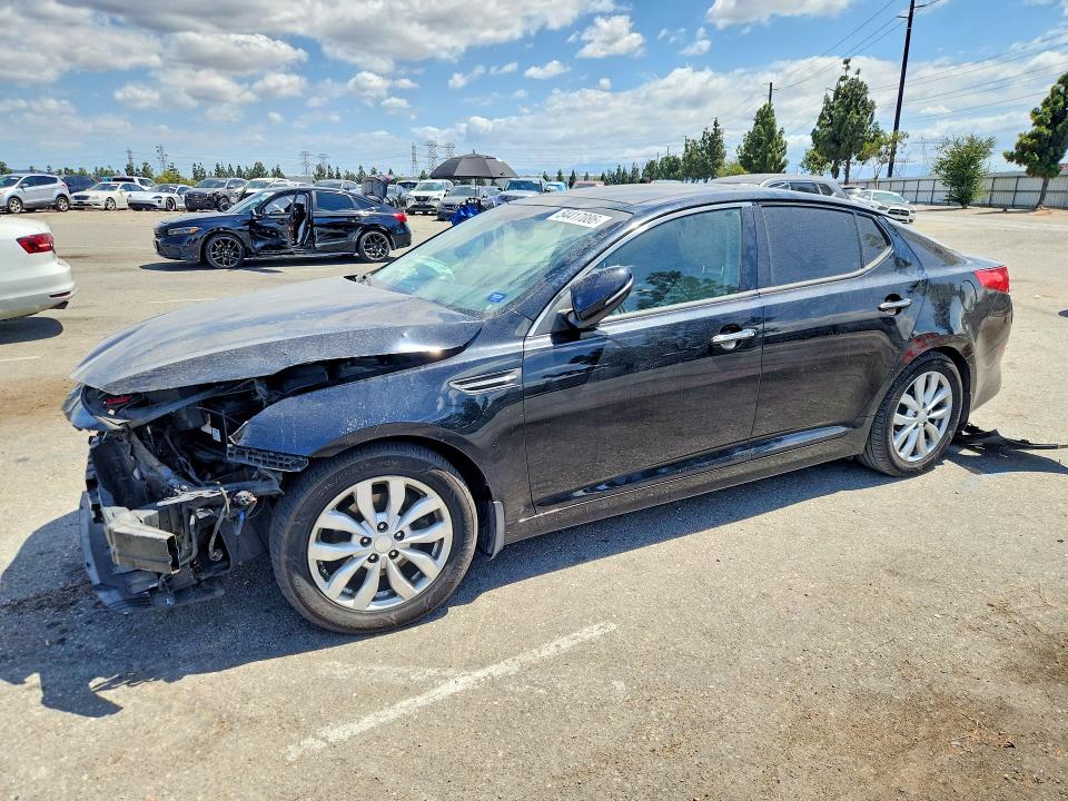 2014 Kia Optima VIN 5XXGN4A73EG338601 COPART salvage auction — FRONT END, Ca - Salvage Certificate, sold $150 on 2026-09-10 (photo 1)