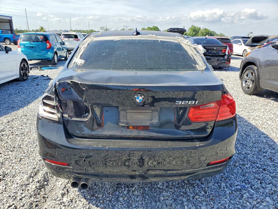 2013 BMW 3 series VIN WBA3A5C50DJ461047 COPART salvage auction — REAR END, Fl - Cert Of Title Slvg Rebuildable, sold $1,050 on 2026-07-06 (photo 6)