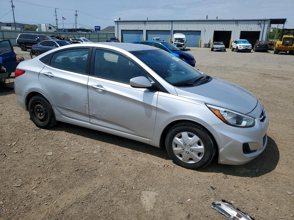2016 Hyundai Accent VIN KMHCT4AE8GU988858 COPART salvage auction — HAIL, Il - Salvage Certificate, sold $675 on 2026-07-15 (photo 4)