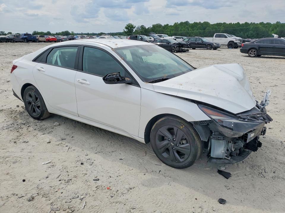 2022 Hyundai Elantra VIN 5NPLS4AG8NH053887 COPART salvage auction — FRONT END, GA - CERT OF TITLE-SALVAGE, sold $2,850 on 2026-07-08 (photo 4)