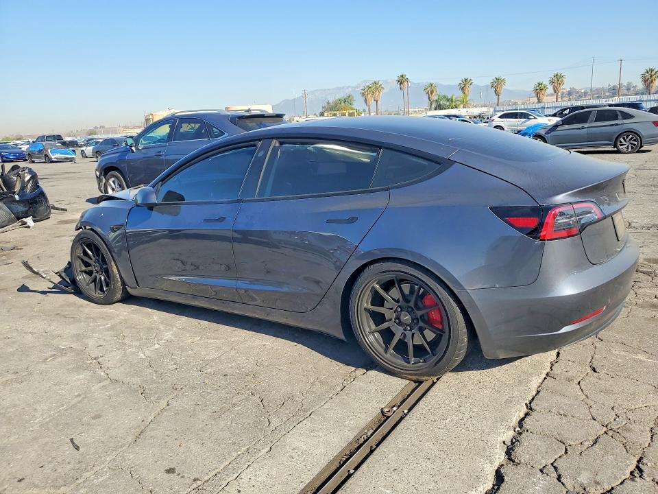 2023 Tesla Model 3 VIN 5YJ3E1EC4PF715740 COPART salvage auction — FRONT END, Ca - Salvage Certificate, sold $8,500 on 2026-07-30 (photo 2)