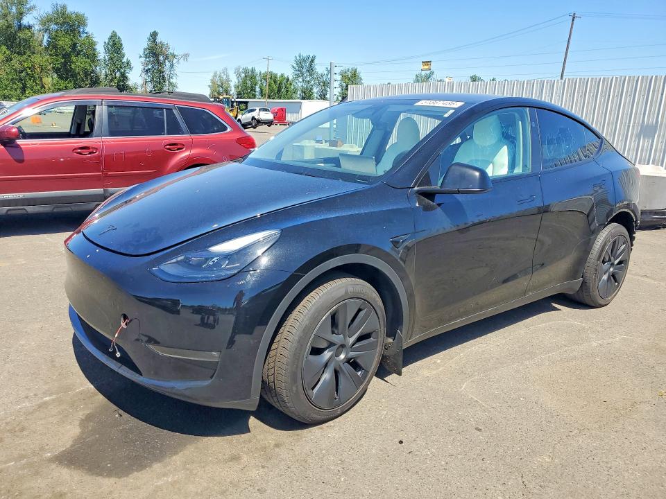 2024 Tesla Model y VIN 7SAYGDEEXRF129701 COPART salvage auction — REAR END, Id - Salvage Certificate Of Title, sold $13,600 on 2026-07-29 (photo 1)