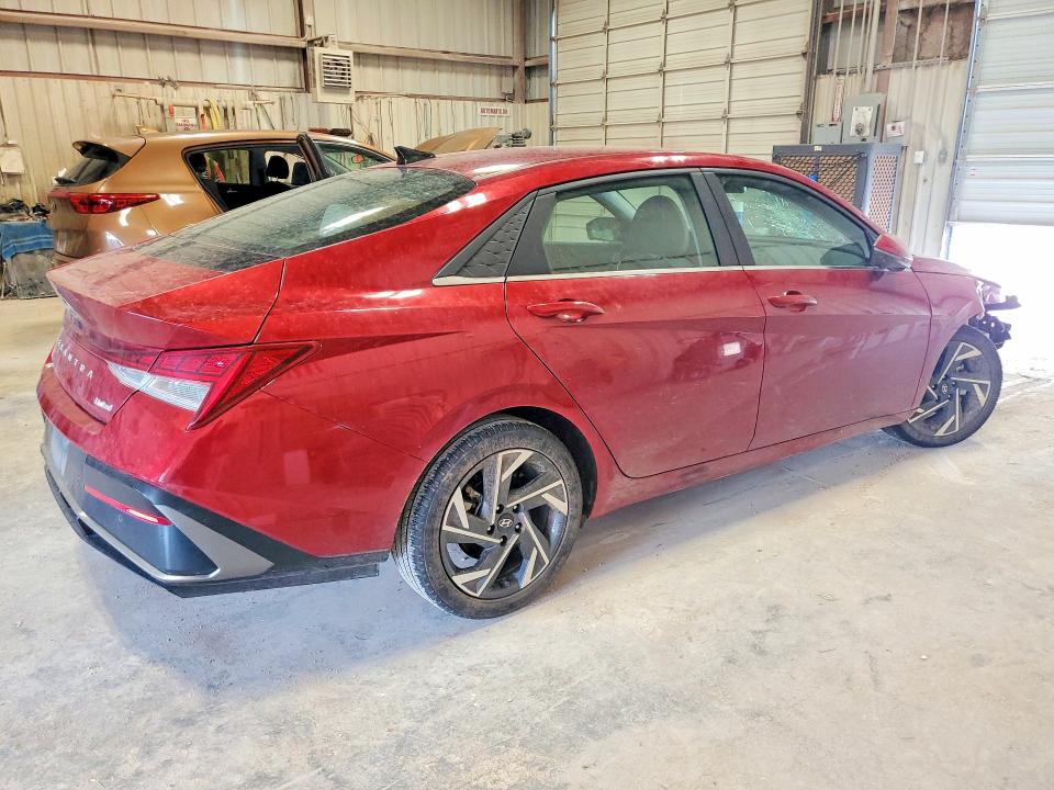 2024 Hyundai Elantra VIN KMHLP4DG5RU731161 COPART salvage auction — FRONT END, TX - SALVAGE VEHICLE TITLE, sold $4,350 on 2026-07-31 (photo 3)