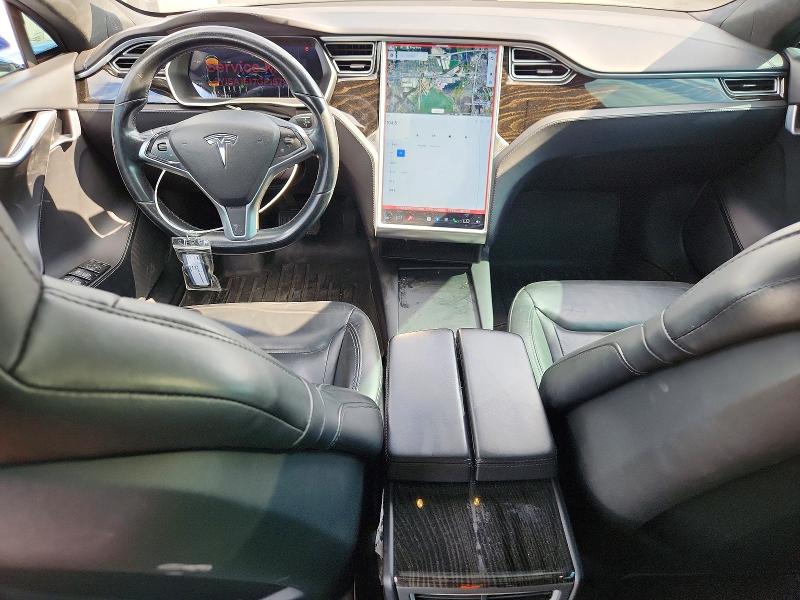 2016 Tesla Model s VIN 5YJSA1E17GF157985 COPART salvage auction — FRONT END, Tx - Salvage Vehicle Title, sold $3,600 on 2026-07-23 (photo 8)